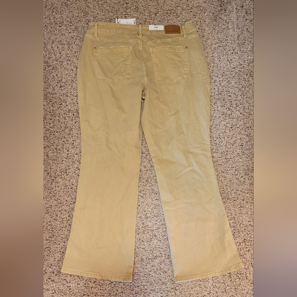 Khaki Bootcut Jeans - Picture 6 of 6